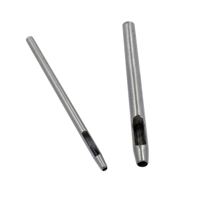 DGOL Leathercraft 10 Sizes Hollow Punch Stitching Strap Belt Sharp Hole Puncher Punching Tool - Image 5