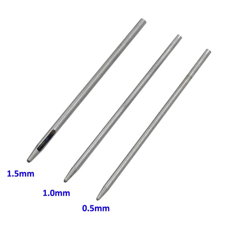 DGOL Leathercraft 10 Sizes Hollow Punch Stitching Strap Belt Sharp Hole Puncher Punching Tool - Image 4