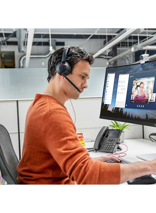 Poly Hp C5210 Type-c/usb-a + 3.5mm Headphones For Computer Office, Noise Reduction, Multiple Interfaces - Image 2