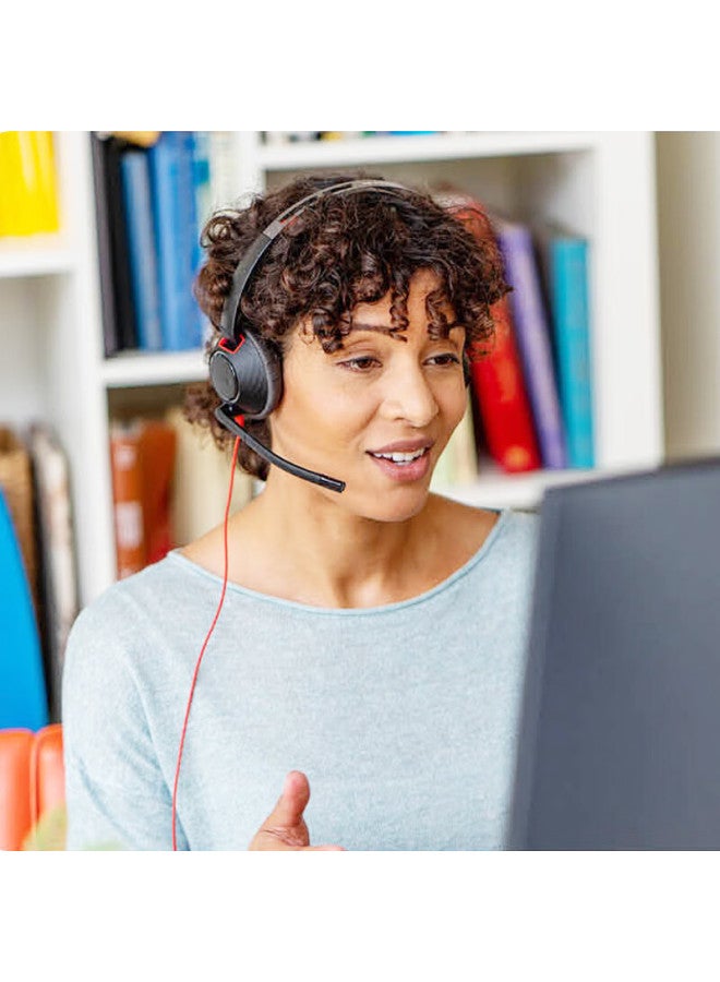 Poly Hp C5210 Type-c/usb-a + 3.5mm Headphones For Computer Office, Noise Reduction, Multiple Interfaces - Image 1