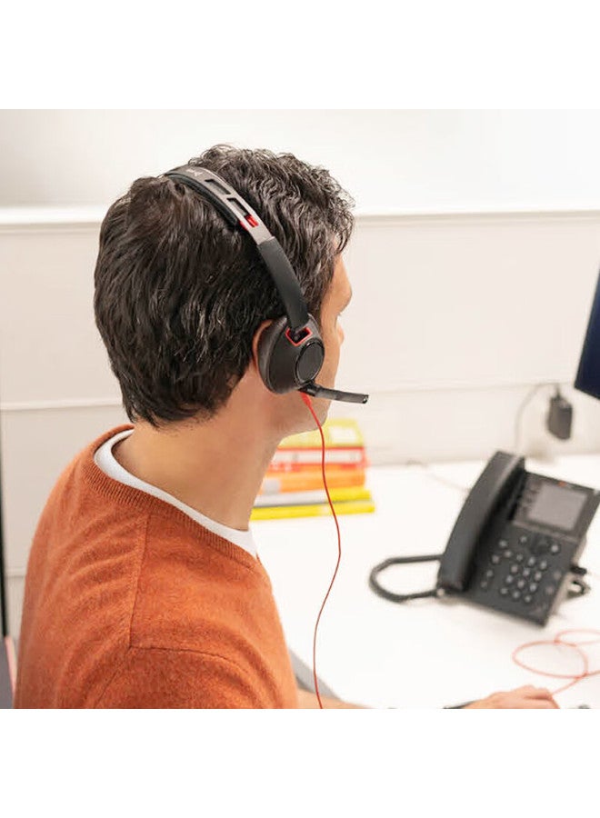 Poly Hp C5210 Type-c/usb-a + 3.5mm Headphones For Computer Office, Noise Reduction, Multiple Interfaces - Image 3