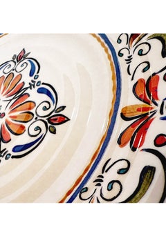 Reko Melamine Dinner Plates, Set of 6-9 Inch Serving Dishes for Indoors Serving Plates  - Image 5