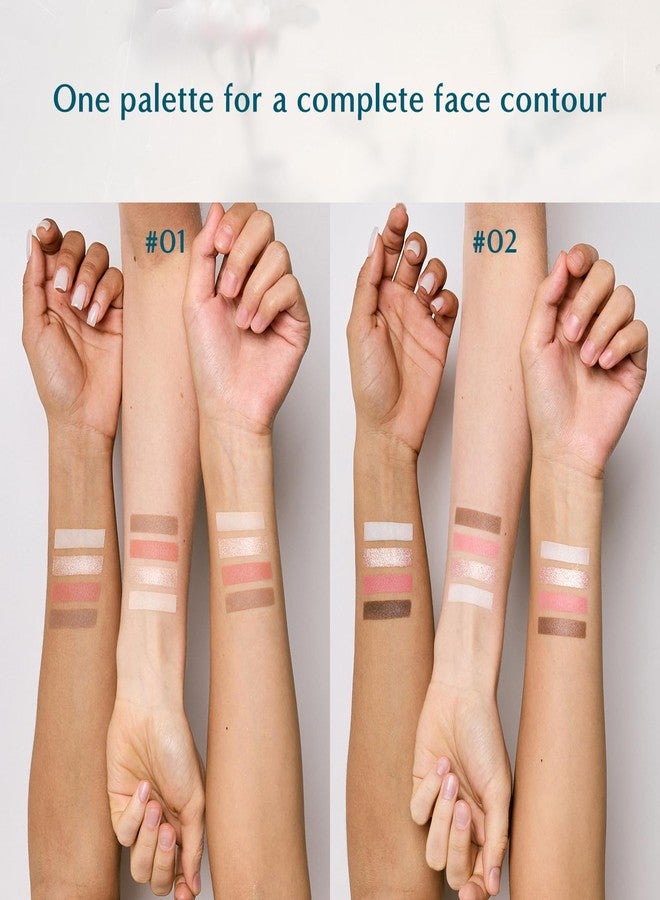 FLORASIS Eastern Beasts Sculpting Makeup Palette (Ode to Embroidery) (02 Eastern Beast, 1 Count) - Image 4