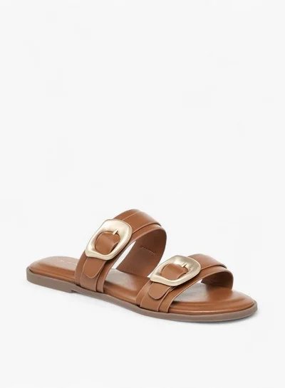 بابريكا صندل مفتوح بكعب مع إبزيم