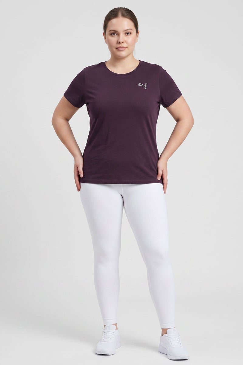 PUMA Women Sportwear Fit Short Sleeve Training T-Shirt, Purple - Image 2