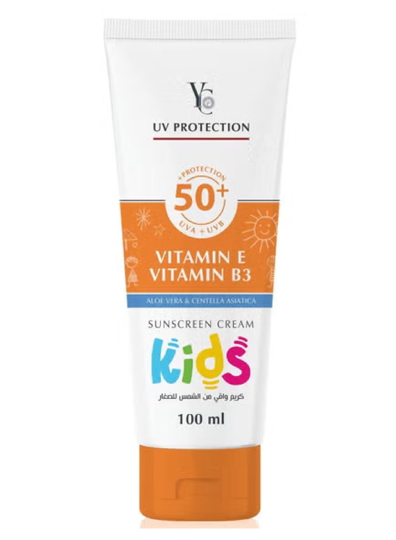 YC Sunscreen Cream 50+ Kids UVA UVB - 100 ml