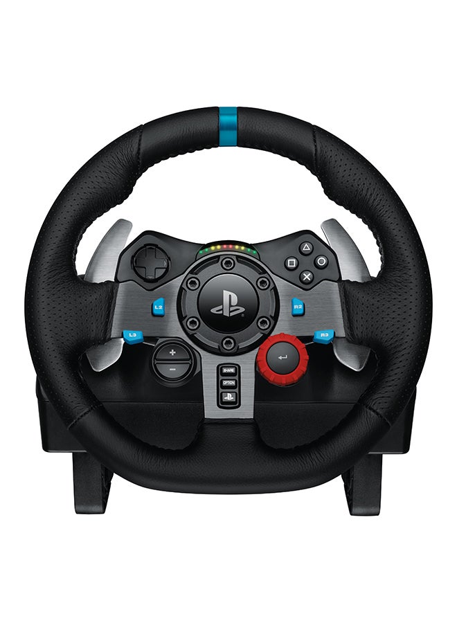 Logitech G29 Driving Force Racing Wheel And Floor Pedals, Real Force Feedback, Stainless Steel Paddle Shifters, Leather Steering Wheel Cover for PS5, PS4, PC And Mac - Image 1