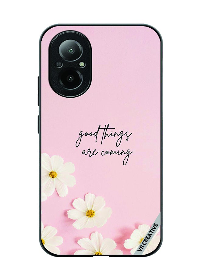 VR CREATIVE Protective Case Cover For Realme C67 4G Good Things Are Coming Design Multicolour - Image 1