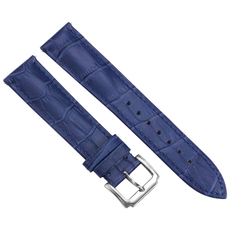 BINLUN Genuine Leather Watch Bands Women Men Quick Release Leather Watch Straps Replacement with 12 Colors Option (10mm, 12mm, 14mm, 15mm, 16mm, 17mm, 18mm, 19mm, 20mm, 21mm, 22mm, 23mm) - Image 2