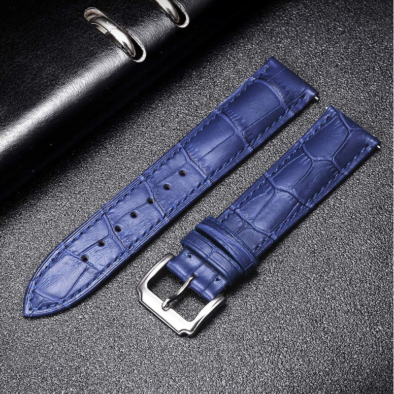 BINLUN Genuine Leather Watch Bands Women Men Quick Release Leather Watch Straps Replacement with 12 Colors Option (10mm, 12mm, 14mm, 15mm, 16mm, 17mm, 18mm, 19mm, 20mm, 21mm, 22mm, 23mm) - Image 5