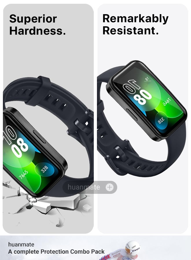 huanmate Huawei Band 10 Smart Watch Case with Screen Protector – All-Round Protection, Crisp Display Clarity, Anti-Scratch & Smudge-Resistant, Durable Build, Easy Snap-On Design  - Image 5