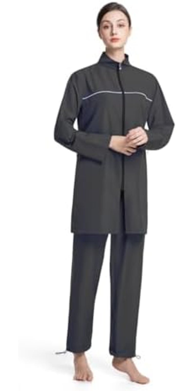 Modest Swimwear for Women, Full Coverage Burkini Set with  Hijab - Image 5