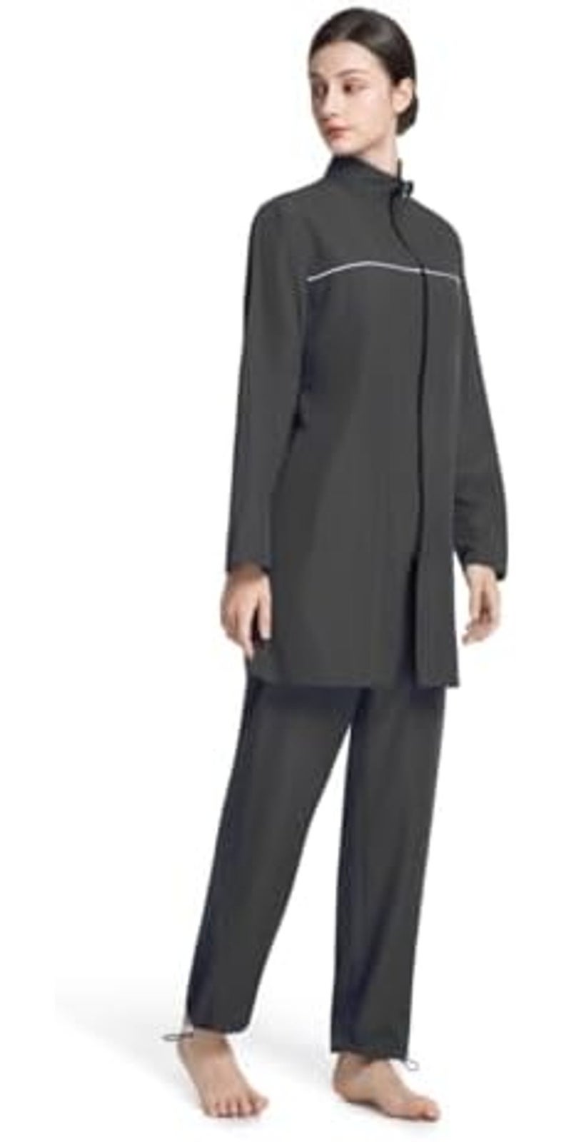 Modest Swimwear for Women, Full Coverage Burkini Set with  Hijab - Image 4