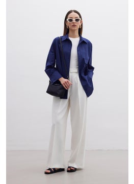 Manuka Pocket Tie Detail Shirt Navy Blue  - Image 2
