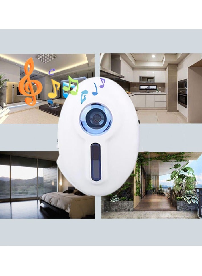 Wireless Doorbell, Waterproof Wireless Doorbell Kit With 32 Bells And AdjUStable Volume(1 Receiver And 1 Pressure Button) - Image 3