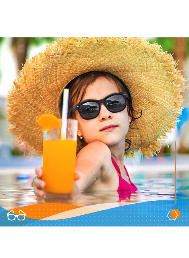 3 PCS Kids Sunglasses for Boys Girls Polarised Toddler Sunglasses for Children Sun Shades with UV Protection Flexible Rubber Frame - Image 4