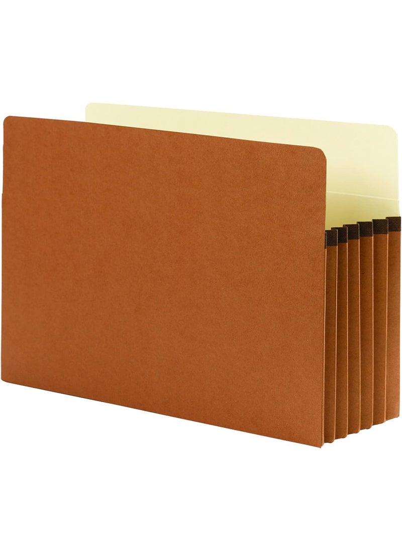 Smead Smead 100 Recycled File Pocket StraightCut Tab 514 Expansion Legal Size Redrope 10 per Box 74206  - Image 1