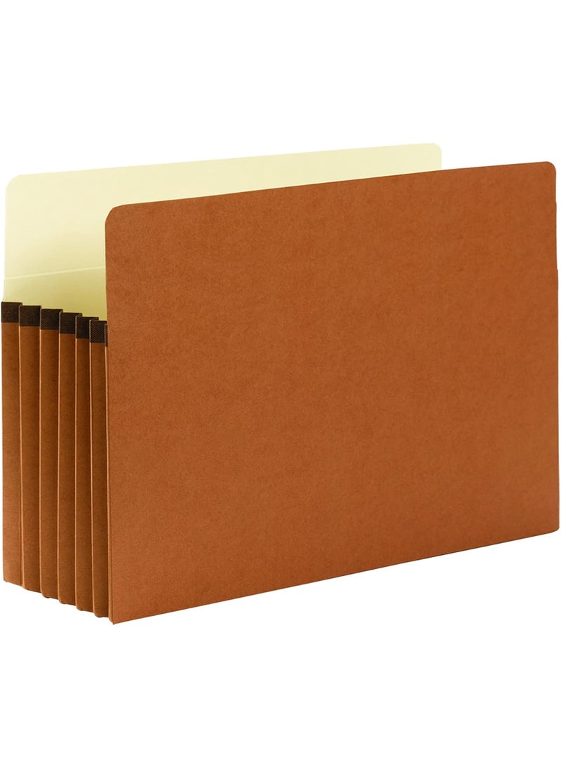 Smead Smead 100 Recycled File Pocket StraightCut Tab 514 Expansion Legal Size Redrope 10 per Box 74206  - Image 2