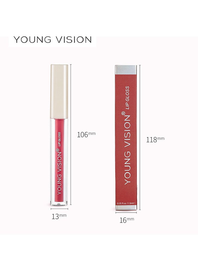 Matte Liquid Lipstick Makeup, Matte Velvety Long-Lasting Wear Non-Stick Cup Not Fade Waterproof Lip Gloss