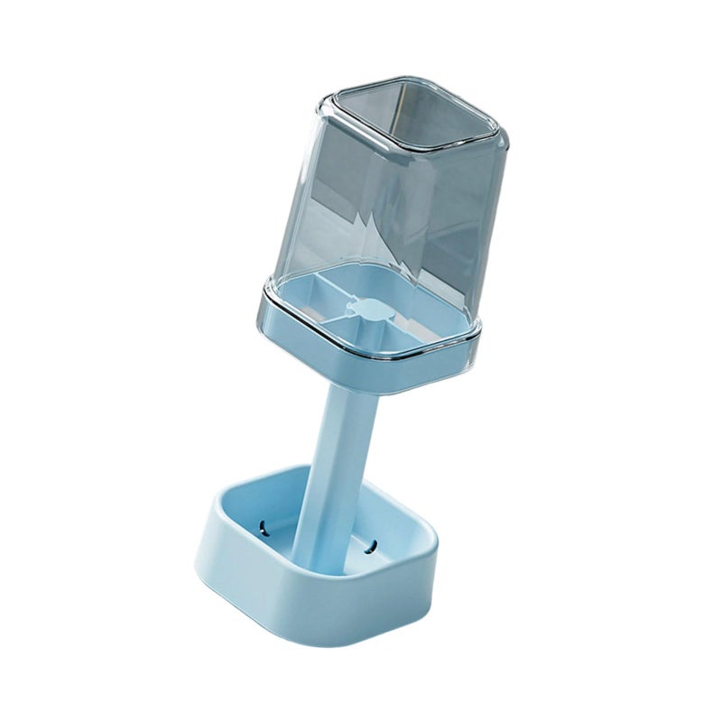 Blue Adjustable Bathroom Storage Rack With Drainage For Shower Organizer - Image 2