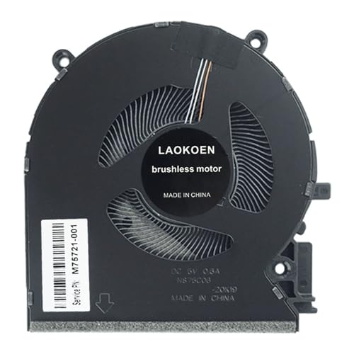 LAOKOEN New Cooling Fans for HP Victus Gaming laotop 16-d 16-e TPN-Q263 TPN-Q264 RTX3050 RTX3050Ti GTX1650/Ti DC 5V 10H Fan P/N:M75723-001 M75721-001 M75720-001 M75722-001,（Not for RTX3060 Laptop - Image 4