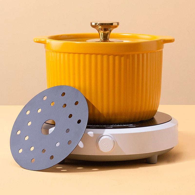 2Pcs Heat Conduction Plate Stainless Steel Conducting Sheet Casserole Conducting Adapter Plate - Image 5