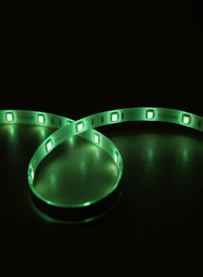 يلايت شريط إضاءة ذكي RGB من Yeelight متصل بشبكة Wi-Fi (مخصص فقط لتمديد إصدار YLDD05YL) بطول متر واحد، يعمل بجهد 2.1 واط، بجهد 100-240 فولت. يدعم التحكم عبر تطبيق الهاتف الذكي، والاتصال بـ HomeKit، والتحكم الصوتي، واختيار أوضاع الإضاءة، ووظيفة تأخير الوقت، ومؤقت الإضاءة، ومزامنة مع إيقاع الموسيقى، و16 مليون لون متغير، وإمكانية تعديل السطوع والسرعة، ومشاركة الإضاءة الجماعية. بديل مثالي لأنظمة Android وiOS لتزيين المنزل والحفلات، وغرف المعيشة، وقاعات الطعام، والمطاعم، والحانات. - Image 5