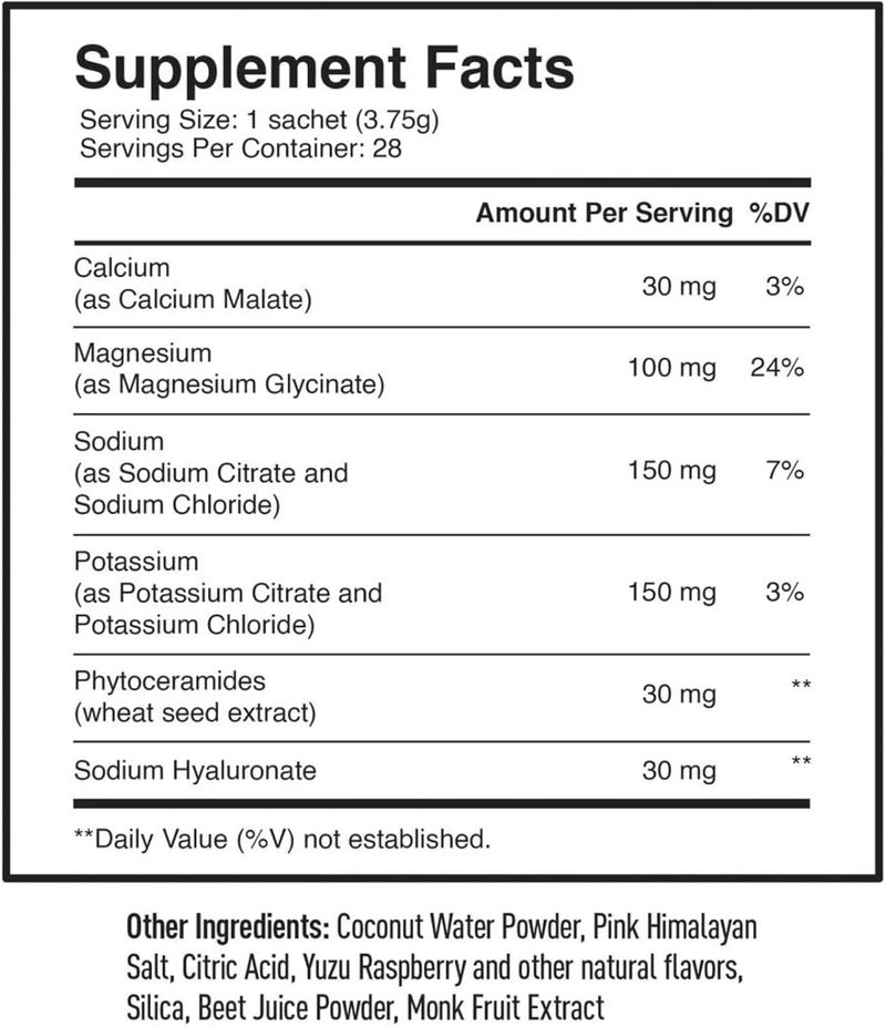 PIQUE مسحوق بيك BT فاونتين بيوتي للإلكتروليتات  مسحوق ترطيب مع حمض الهيالورونيك والسيراميدات والمغنيسيوم لبشرة مرطبة ومرنة  بدون سكر مضاف  28 علبة فردية  عبوة من 1 - Image 3