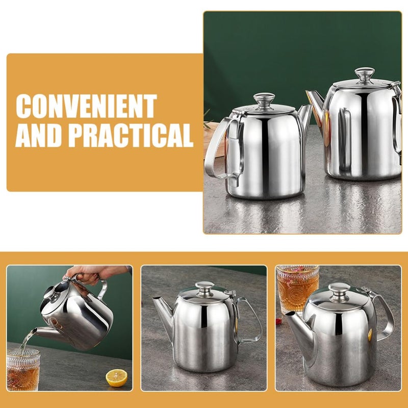 Stainless Steel Tea Kettle For Stovetop And Camping 17X15 7X10 5CM - Image 5