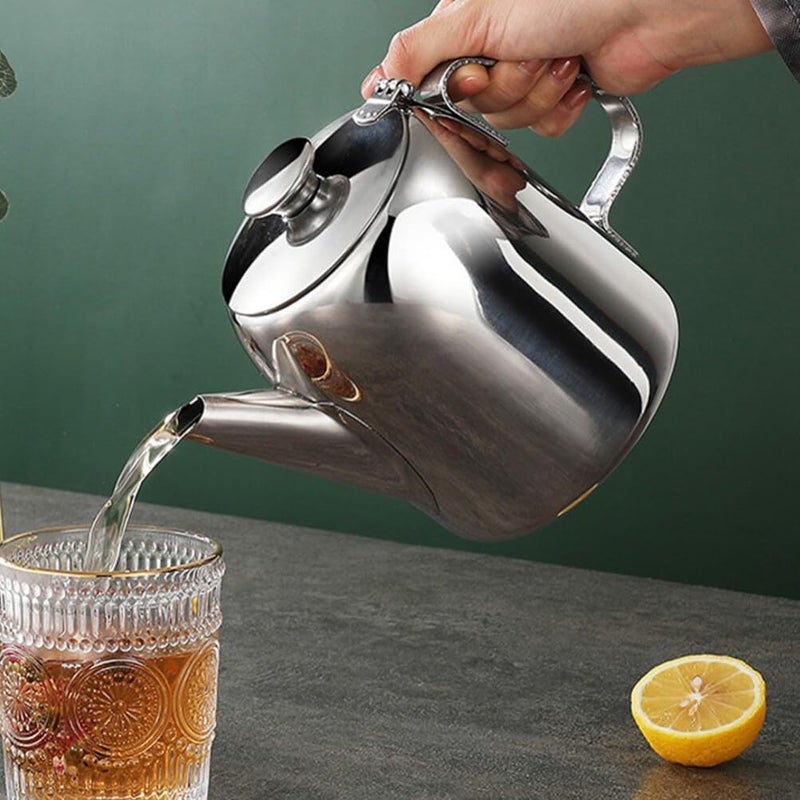 Stainless Steel Tea Kettle For Stovetop And Camping 17X15 7X10 5CM - Image 3