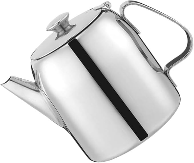 Stainless Steel Tea Kettle For Stovetop And Camping 17X15 7X10 5CM - Image 1