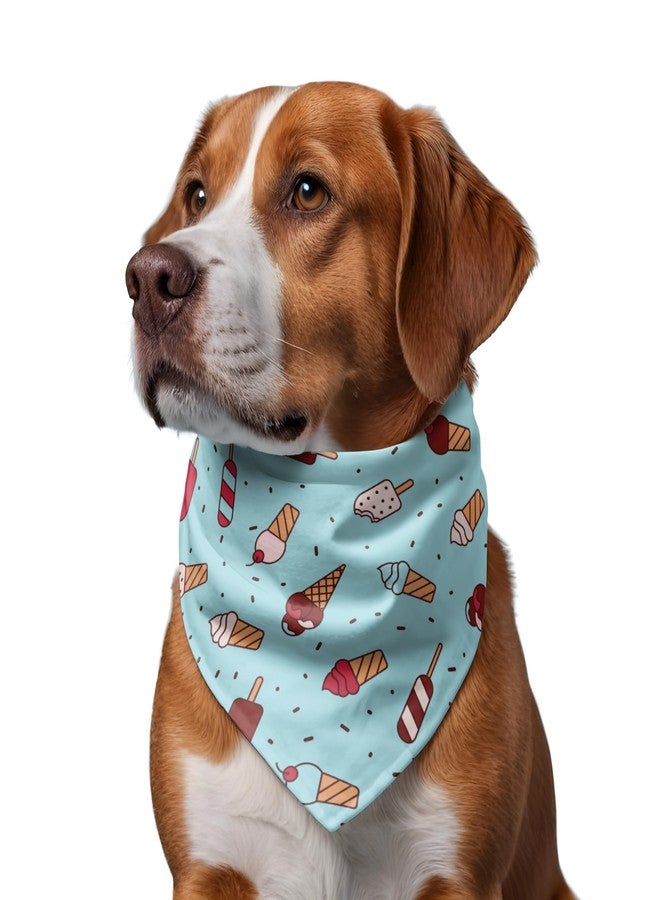 W Brings Bandana for Dogs | This Stunning Gorgeous Design Dog Bandana Scarf is Perfect Styling Accessory for Dogs Large, Medium & Small. One Size Fits All. (Medium - Large, Popsicle (OG)) - Image 3
