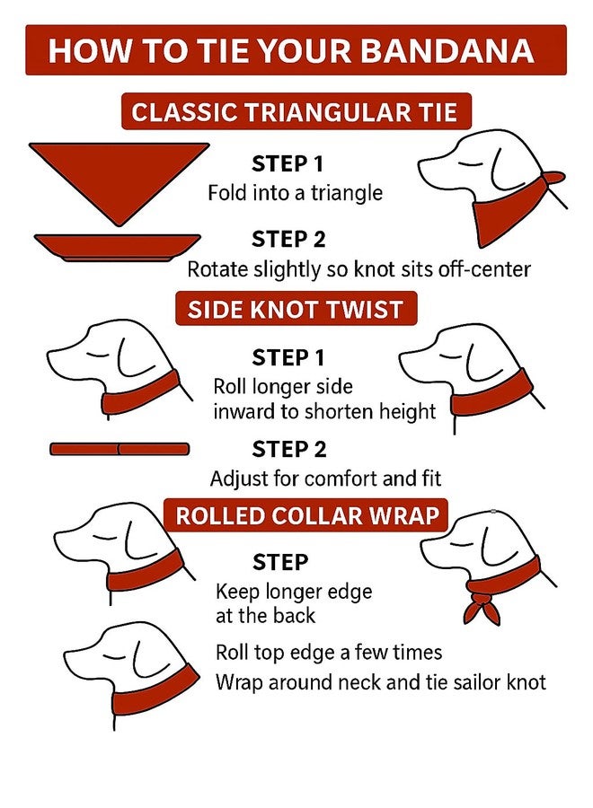 W Brings Bandana for Dogs | This Stunning Gorgeous Design Dog Bandana Scarf is Perfect Styling Accessory for Dogs Large, Medium & Small. One Size Fits All. (Medium - Large, Popsicle (OG)) - Image 5