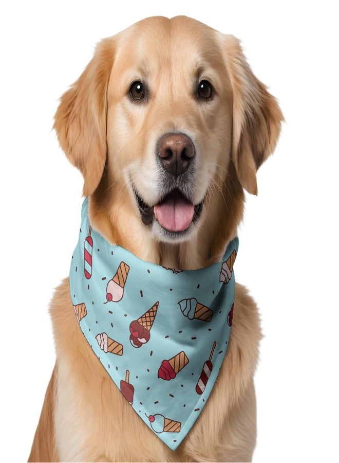 W Brings Bandana for Dogs | This Stunning Gorgeous Design Dog Bandana Scarf is Perfect Styling Accessory for Dogs Large, Medium & Small. One Size Fits All. (Medium - Large, Popsicle (OG)) - Image 1