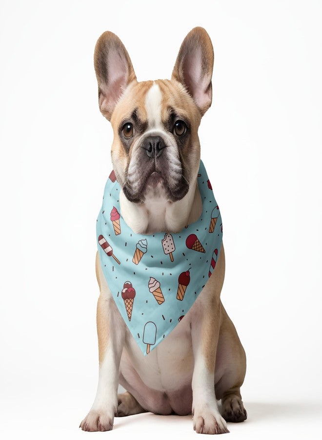 W Brings Bandana for Dogs | This Stunning Gorgeous Design Dog Bandana Scarf is Perfect Styling Accessory for Dogs Large, Medium & Small. One Size Fits All. (Medium - Large, Popsicle (OG)) - Image 2