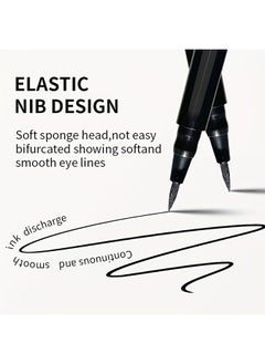 Ushas Long-lasting Matte Liquid Eyeliner, Waterproof Ink Liner, Smudge-Proof Professional Makeup Eye Liner Pencil for Women Easy to Use (Black)  - Image 3