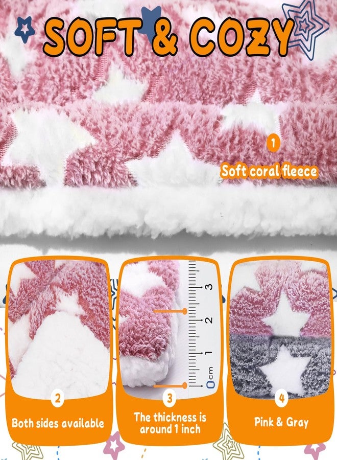 Eilyliafe 2 Pack Rabbit Bunny Bed Soft Guinea Pig Bed Mat Washable Guinea Pig Bunny Pad Reversible Small Animal Bed Cage Liner for Hamster Rat Hedgehog Chinchilla Ferret (13×10 Inch) - Image 3