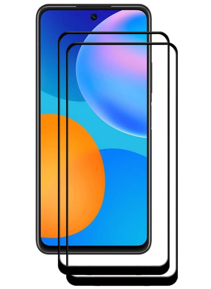 ACLIX 2 Pieces Antistatic ESD Dustproof Premium Quality High Definition Tempered Glass Screen Protector Designed For Huawei Y7a - Image 1