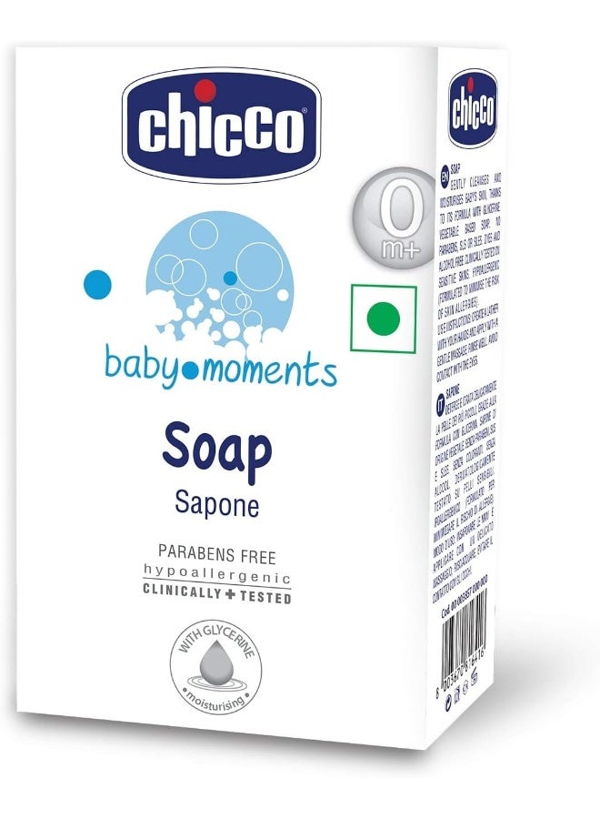 Chicco Baby Moments Soap, 75g - Image 1