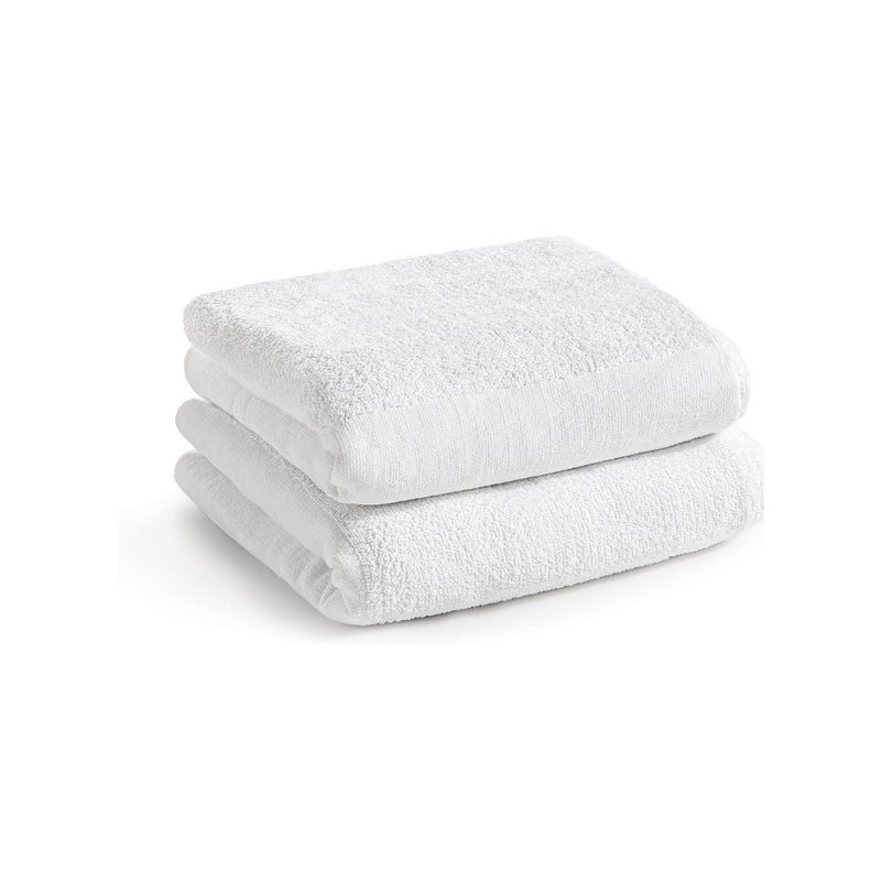Ihram Attire for Men for Hajj and Umrah - 2-Piece Bath Towel Set - Hygienic Natural Men's Religious Clothing, White Apparel with Exceptional Softness - Image 3