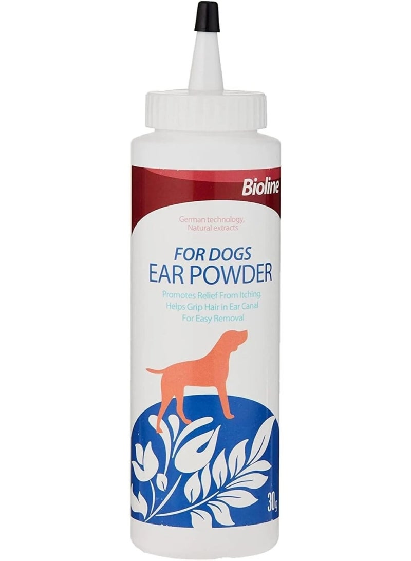 بايولاين بودرة أذن للكلاب – 30 جم، متعدد الألوان - Image 1