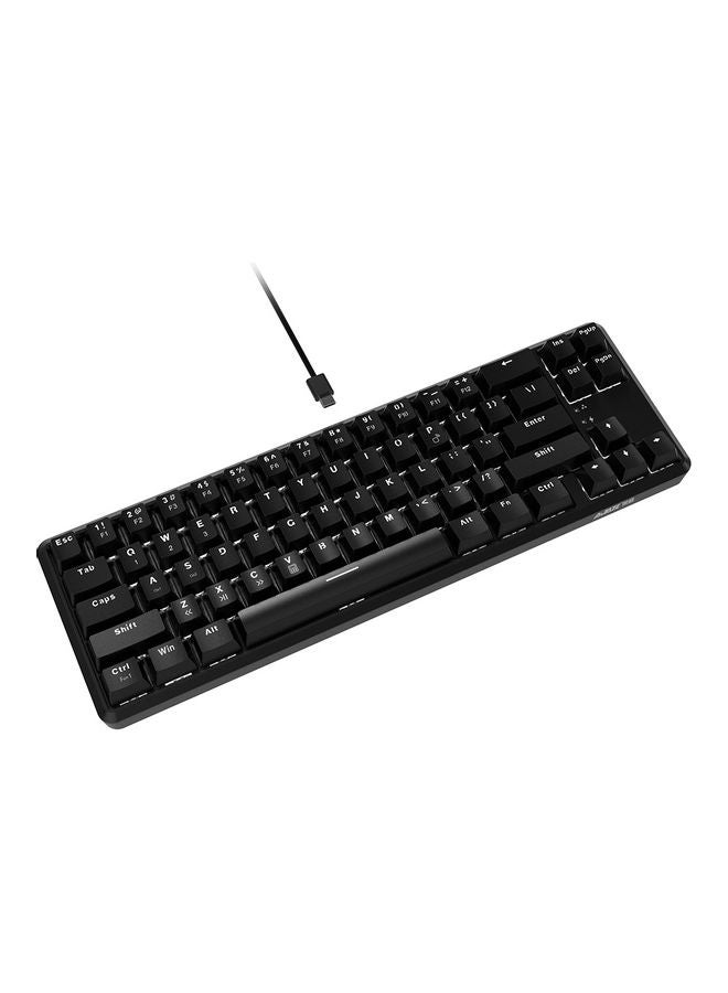 آجاز لوحة مفاتيح ميكانيكية ثنائية الوضع وبتقنية البلوتوث طراز K680T أسود - Image 2