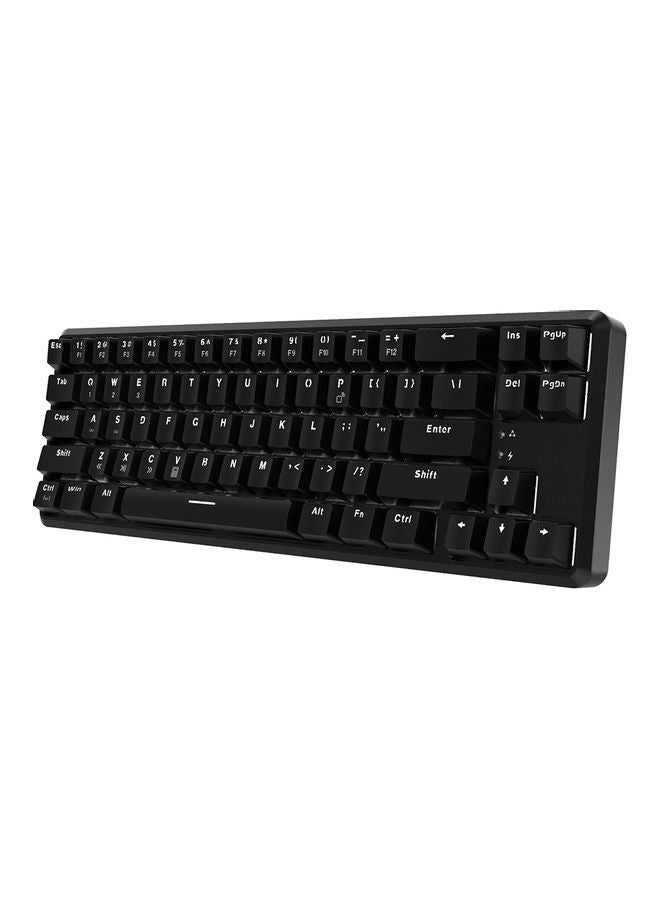 آجاز لوحة مفاتيح ميكانيكية ثنائية الوضع وبتقنية البلوتوث طراز K680T أسود - Image 3