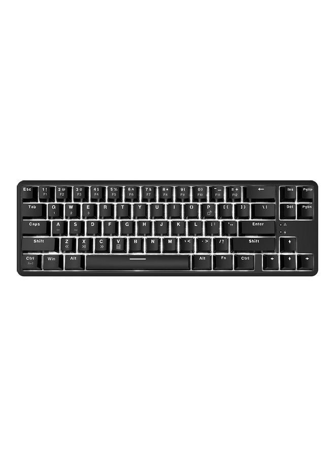 آجاز لوحة مفاتيح ميكانيكية ثنائية الوضع وبتقنية البلوتوث طراز K680T أسود - Image 1