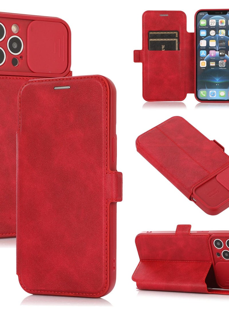 Loquat Suitable For IPhone Flip Protective Sleeve Card Slot Leather Case  - Image 1