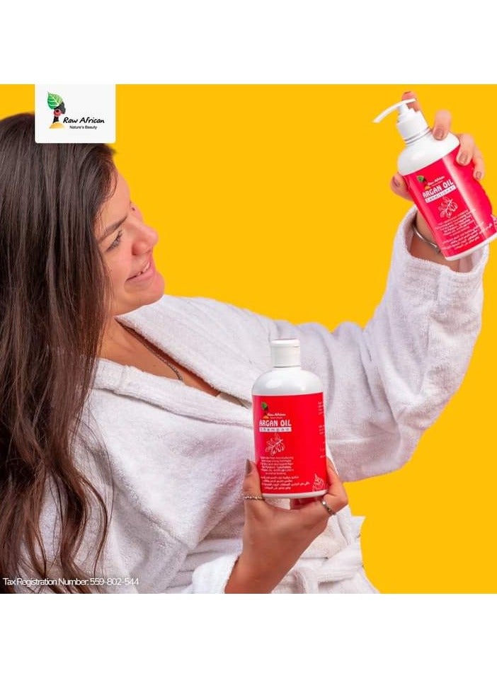 Raw African Argan Oil Shampoo For Dry Hair - 500 ML