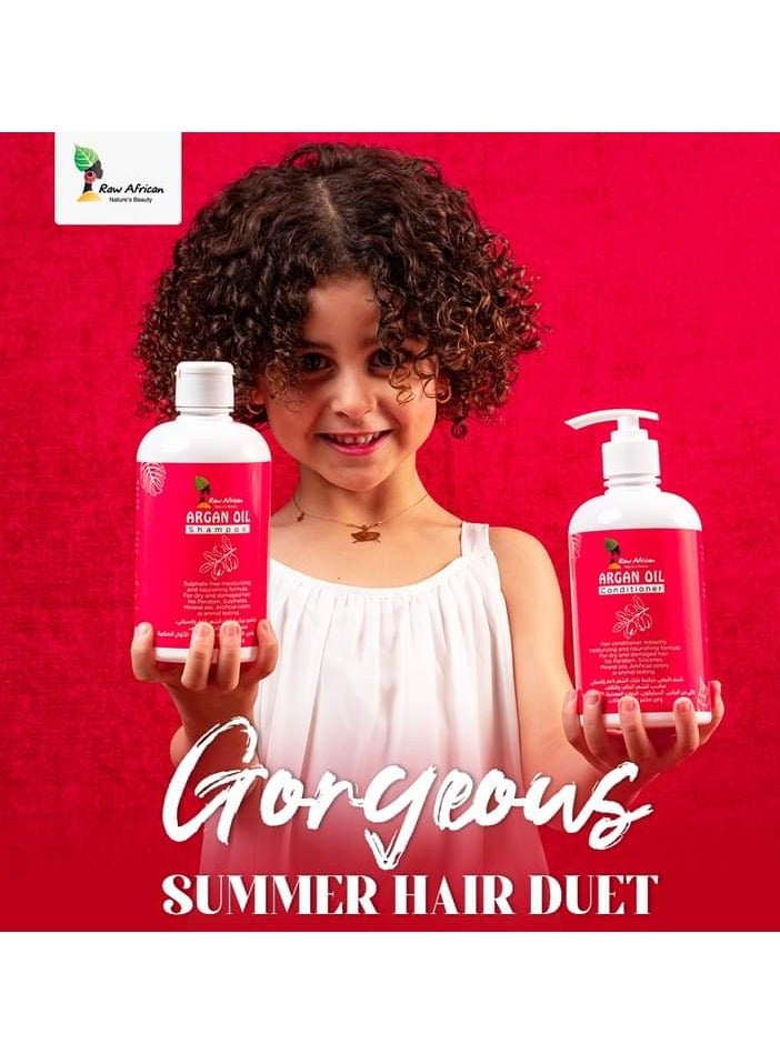 Raw African Argan Oil Shampoo For Dry Hair - 500 ML