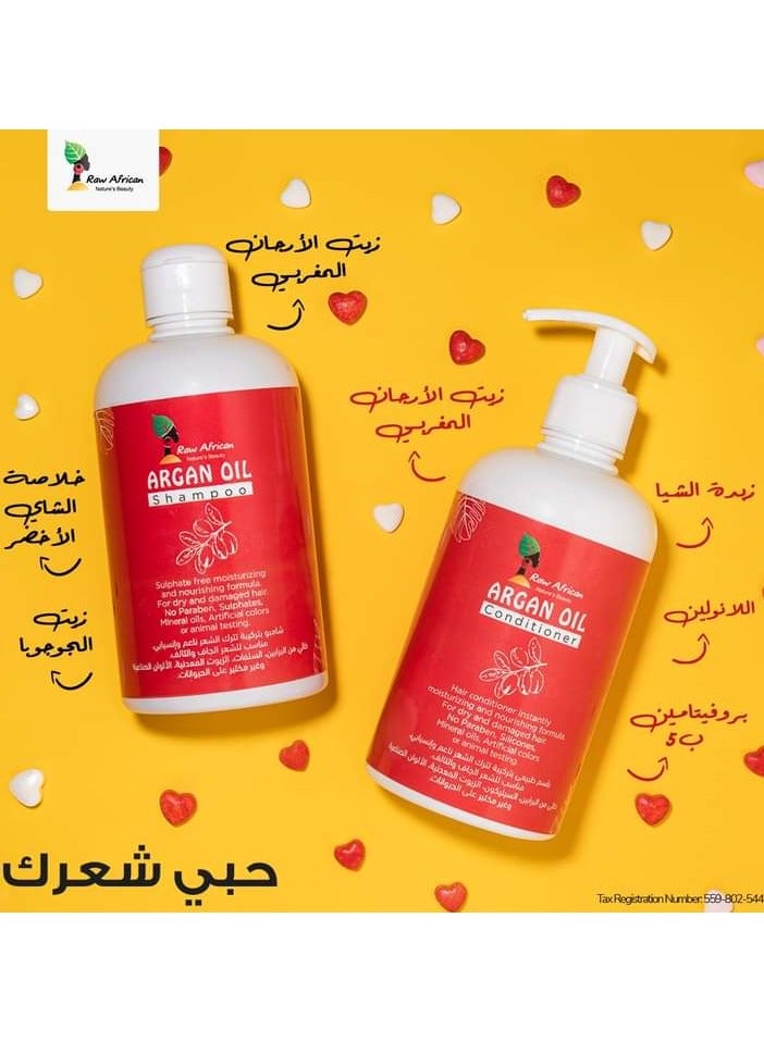 Raw African Argan Oil Shampoo For Dry Hair - 500 ML
