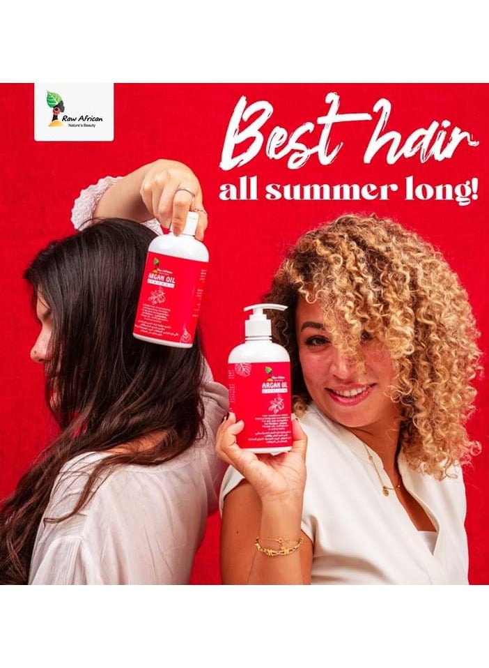 Raw African Argan Oil Shampoo For Dry Hair - 500 ML