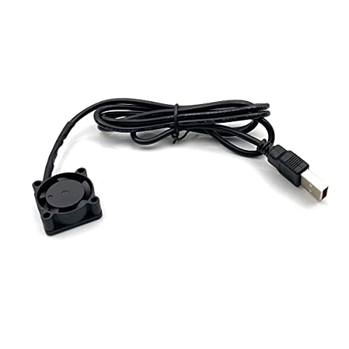 FainWan 2pcs USB 5V DC Fan 2510 Small 2 pin Cooling Cooler Computer 25mm X 10mm (25x25x10) - Image 3